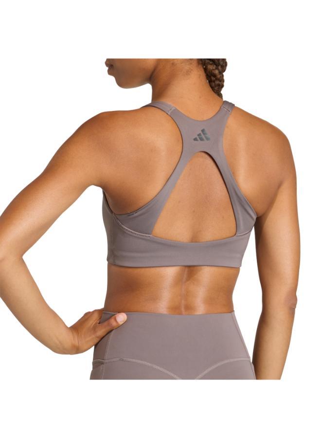 Adidas Optime Workout 3-Stripes Medium Support Bra - Image 3